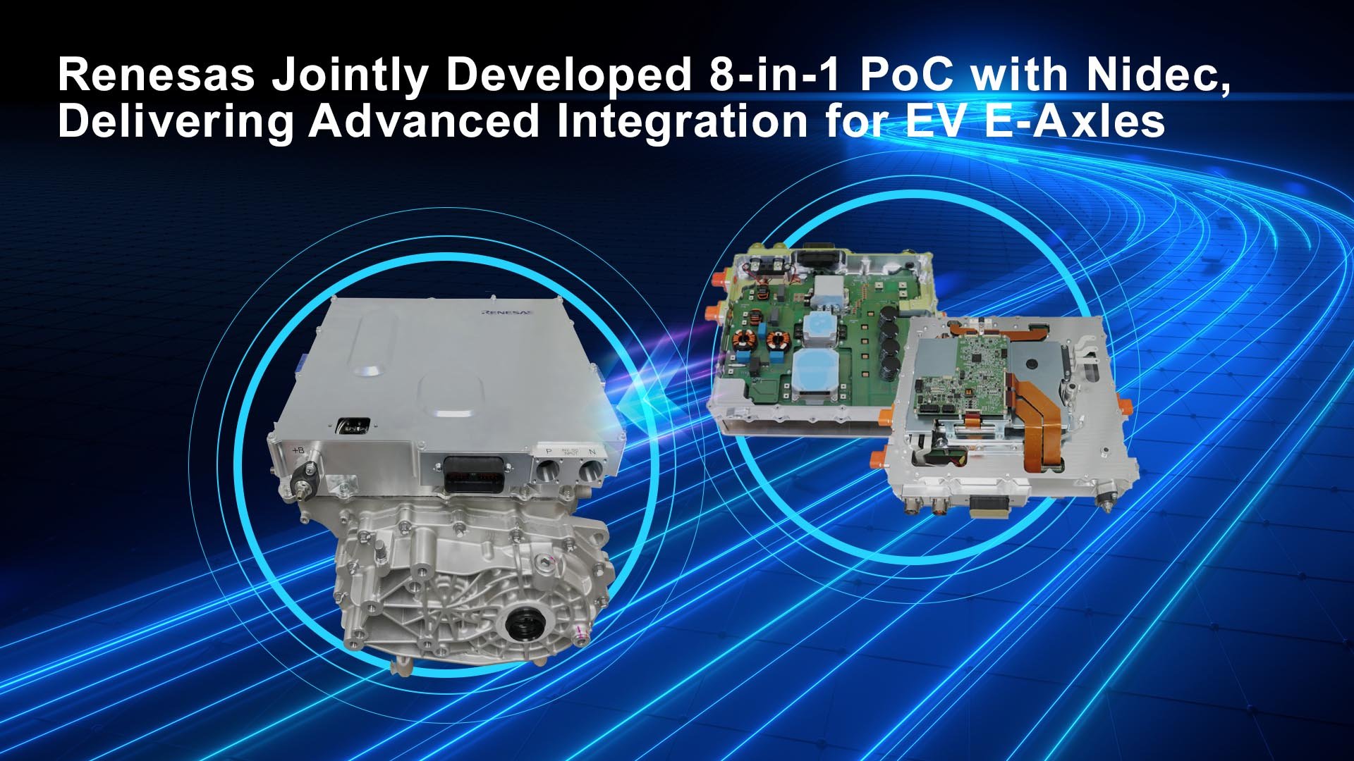 Latest tech from renesas nidec to make better evs aei